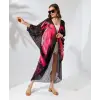 iegiyim™ Kadın Rahat Kesim Şifon Kimono - Siyah