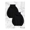 iegiyim™ Örümcek Baskılı Sevgili Çift Kombini Kapüşonlu Sweatshirt & Hoodie - Siyah