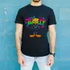 iegiyim™ Tweety Graffiti Baskılı Unisex Siyah Oversize Tişört - 24/1 Penye