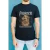iegiyim™ Unisex Oversize 24/1 Penye DTF Baskılı Tişört - DTF101