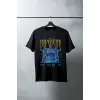 iegiyim™ Unisex Oversize 24/1 Penye DTF Baskılı Tişört - DTF102