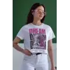 iegiyim™ Unisex Oversize 24/1 Penye DTF Baskılı Tişört - DTF103