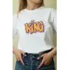iegiyim™ Unisex Oversize 24/1 Penye DTF Baskılı Tişört - DTF111