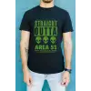 iegiyim™ Unisex Oversize 24/1 Penye DTF Baskılı Tişört - DTF112