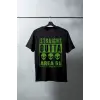 iegiyim™ Unisex Oversize 24/1 Penye DTF Baskılı Tişört - DTF112