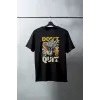 iegiyim™ Unisex Oversize 24/1 Penye DTF Baskılı Tişört - DTF113