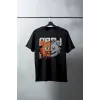 iegiyim™ Unisex Oversize 24/1 Penye DTF Baskılı Tişört - DTF114