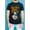 iegiyim™ Unisex Oversize 24/1 Penye DTF Baskılı Tişört - DTF124