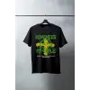 iegiyim™ Unisex Oversize 24/1 Penye DTF Baskılı Tişört - DTF126