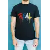 iegiyim™ Unisex Oversize 24/1 Penye DTF Baskılı Tişört - DTF132