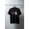 iegiyim™ Unisex Oversize 24/1 Penye DTF Baskılı Tişört - DTF132