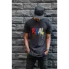 iegiyim™ Unisex Oversize 24/1 Penye DTF Baskılı Tişört - DTF132
