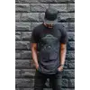 iegiyim™ Unisex Oversize 24/1 Penye DTF Baskılı Tişört - DTF134