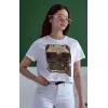 iegiyim™ Unisex Oversize 24/1 Penye DTF Baskılı Tişört - DTF145