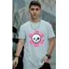 iegiyim™ Unisex Oversize 24/1 Penye DTF Baskılı Tişört - DTF146