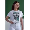 iegiyim™ Unisex Oversize 24/1 Penye DTF Baskılı Tişört - DTF150