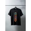 iegiyim™ Unisex Oversize 24/1 Penye DTF Baskılı Tişört - DTF151