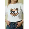 iegiyim™ Unisex Oversize 24/1 Penye DTF Baskılı Tişört - DTF155