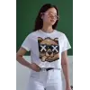 iegiyim™ Unisex Oversize 24/1 Penye DTF Baskılı Tişört - DTF155