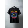 iegiyim™ Unisex Oversize 24/1 Penye DTF Baskılı Tişört - DTF162
