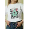 iegiyim™ Unisex Oversize 24/1 Penye DTF Baskılı Tişört - DTF165