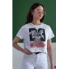 iegiyim™ Unisex Oversize 24/1 Penye DTF Baskılı Tişört - DTF169