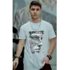 iegiyim™ Unisex Oversize 24/1 Penye DTF Baskılı Tişört - DTF172