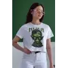 iegiyim™ Unisex Oversize 24/1 Penye DTF Baskılı Tişört - DTF173