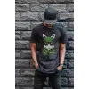 iegiyim™ Unisex Oversize 24/1 Penye DTF Baskılı Tişört - DTF177
