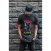 iegiyim™ Unisex Oversize 24/1 Penye DTF Baskılı Tişört - DTF181