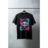 iegiyim™ Unisex Oversize 24/1 Penye DTF Baskılı Tişört - DTF193