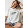iegiyim™ Unisex Oversize 24/1 Penye DTF Baskılı Tişört - DTF230