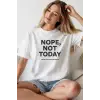iegiyim™ Unisex Oversize 24/1 Penye DTF Baskılı Tişört - DTF255