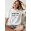 iegiyim™ Unisex Oversize 24/1 Penye DTF Baskılı Tişört - DTF258