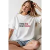iegiyim™ Unisex Oversize 24/1 Penye DTF Baskılı Tişört - DTF271