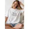 iegiyim™ Unisex Oversize 24/1 Penye DTF Baskılı Tişört - DTF276