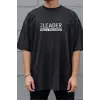 iegiyim™ Unisex Oversize 24/1 Penye DTF Baskılı Tişört - DTF277