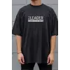 iegiyim™ Unisex Oversize 24/1 Penye DTF Baskılı Tişört - DTF278