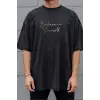 iegiyim™ Unisex Oversize 24/1 Penye DTF Baskılı Tişört - DTF279