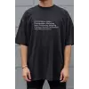 iegiyim™ Unisex Oversize 24/1 Penye DTF Baskılı Tişört - DTF285