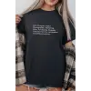 iegiyim™ Unisex Oversize 24/1 Penye DTF Baskılı Tişört - DTF285