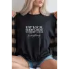 iegiyim™ Unisex Oversize 24/1 Penye DTF Baskılı Tişört - DTF295