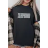 iegiyim™ Unisex Oversize 24/1 Penye DTF Baskılı Tişört - DTF297