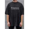 iegiyim™ Unisex Oversize 24/1 Penye DTF Baskılı Tişört - DTF298