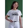 iegiyim™ Unisex Oversize 24/1 Penye DTF Baskılı Tişört - DTF63
