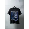 iegiyim™ Unisex Oversize 24/1 Penye DTF Baskılı Tişört - DTF73