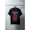 iegiyim™ Unisex Oversize 24/1 Penye DTF Baskılı Tişört - DTF80
