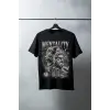 iegiyim™ Unisex Oversize 24/1 Penye DTF Baskılı Tişört - DTF83