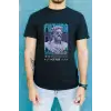 iegiyim™ Unisex Oversize 24/1 Penye DTF Baskılı Tişört - DTF85