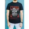 iegiyim™ Unisex Oversize 24/1 Penye DTF Baskılı Tişört - DTF86
